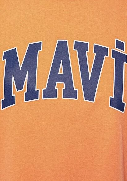 MAVİ KADIN MAVİ BASKILI TİŞÖRT Mock Orange 1600843-71407