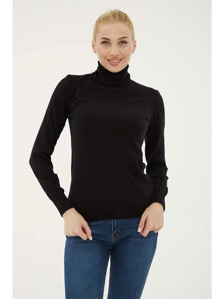 FASHION FRIENDS KADIN BAIKÇI YAKA KAZAK 24K0780K1