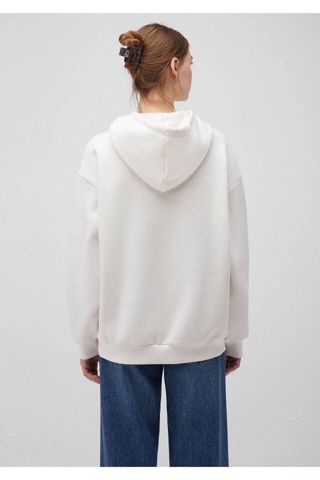 MAVİ KADIN MAVİ LOGO KAPÜŞONLU SWEATSHIRT Kırık Bey 1600361-81964