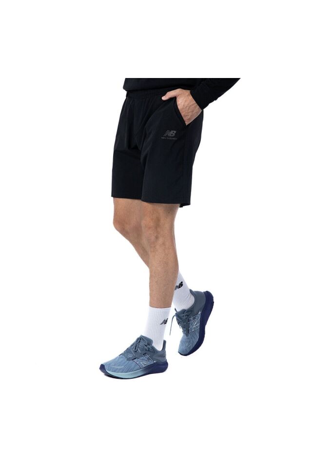 NEW BALANCE ERKEK GÜNLÜK ŞORT MPS1277-BK SİYAH - XXL
