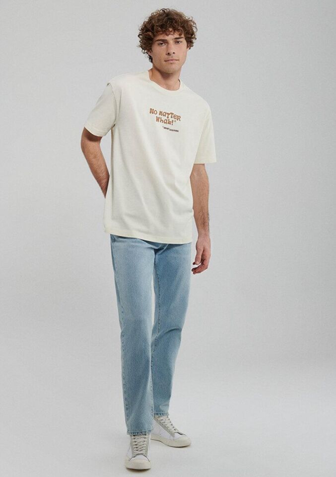 MAVİ ERKEK NO MATTER WHAT TİŞÖRT Bej 0611940-70072