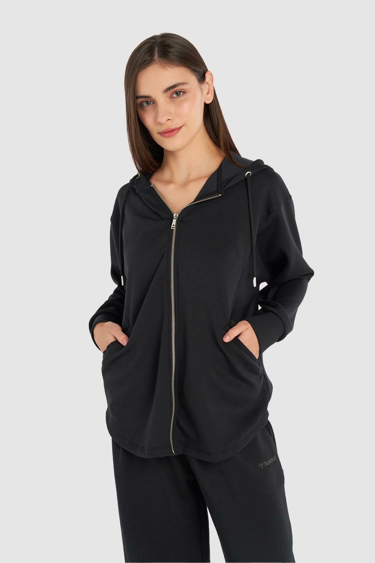 HUMMEL KADIN FERMUARLI HOODIE INBAR ZIP HOODIE 921984