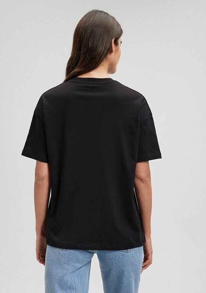 MAVİ KADIN KISA KOLLU PENYE SİYAH 1611309-900