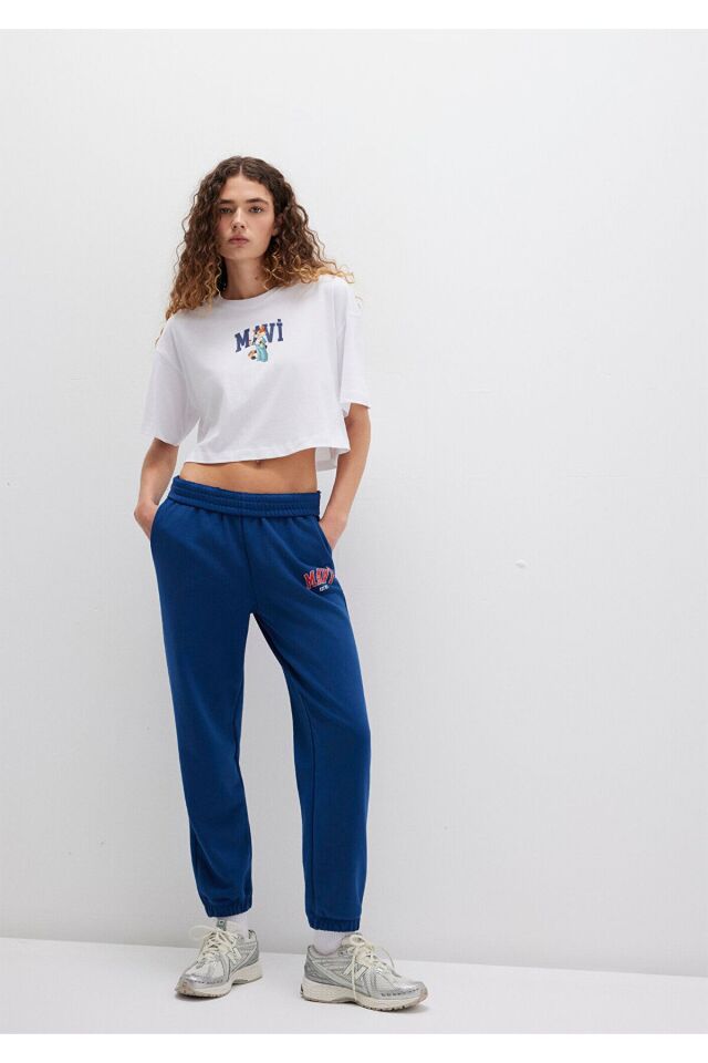 MAVİ KADIN ÖRME PANTOLON Koyu Lavicert 1010757-82625