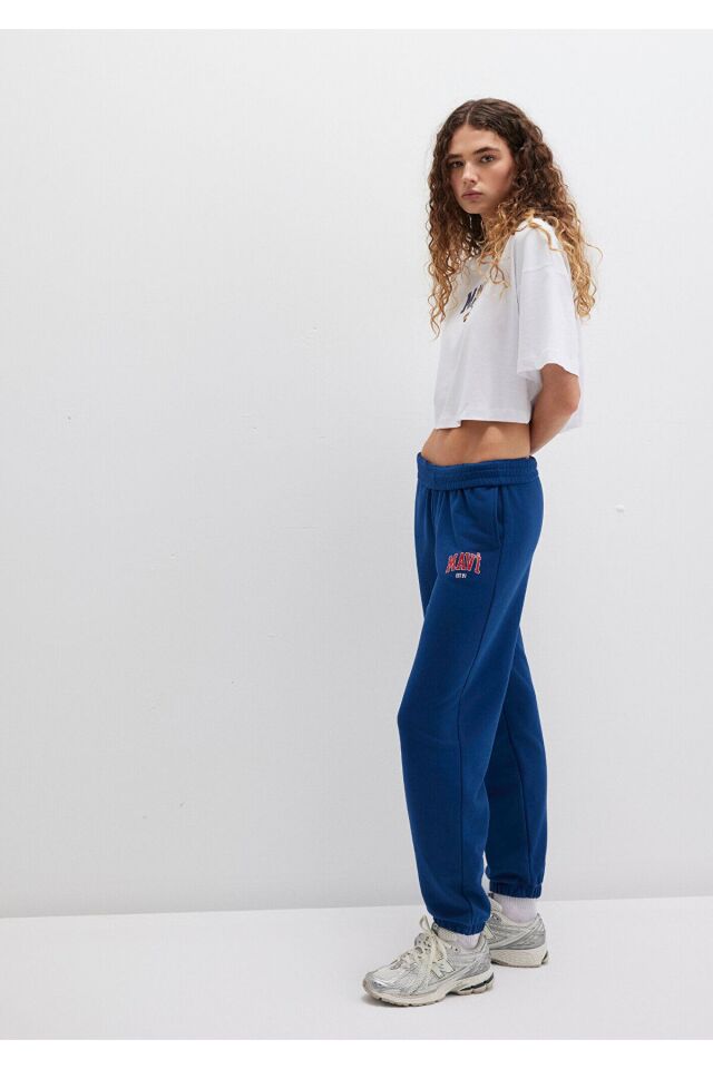 MAVİ KADIN ÖRME PANTOLON Koyu Lavicert 1010757-82625