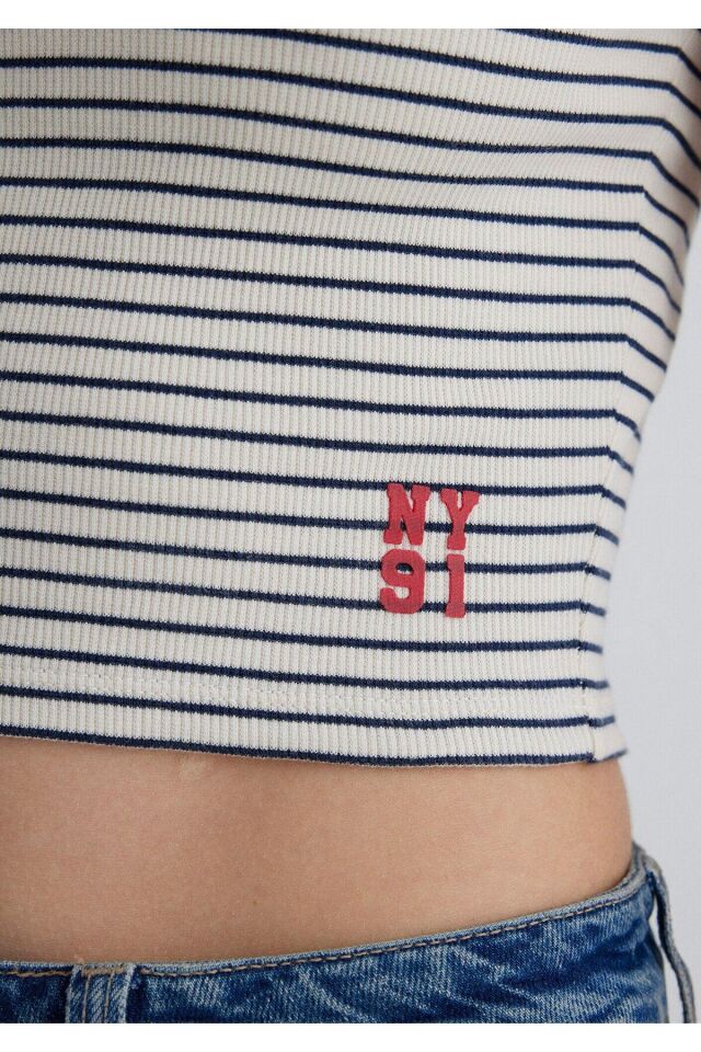 MAVİ KADIN ASKILI MODELLİ PENYE Outher Space Stripe 1613089-89811