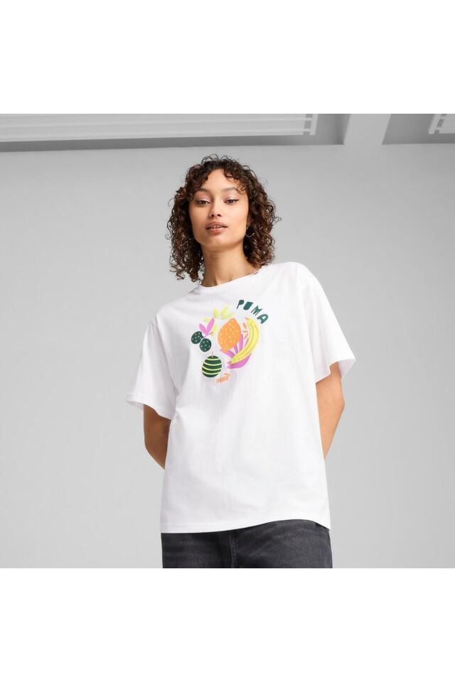 PUMA KADIN GRAPHICS RELAXED FRUİTY TEE TİŞÖRT 68508502