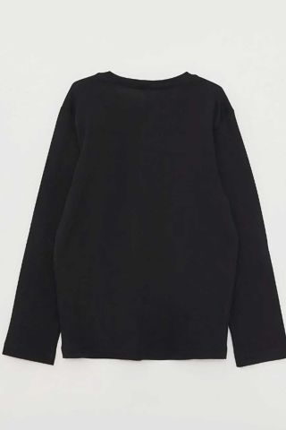 BENETTON ERKEK ÇOCUK E SMU UK_BENETTON YAZILI T-SHİRT 222A3096C10CJ SİYAH - 6-7