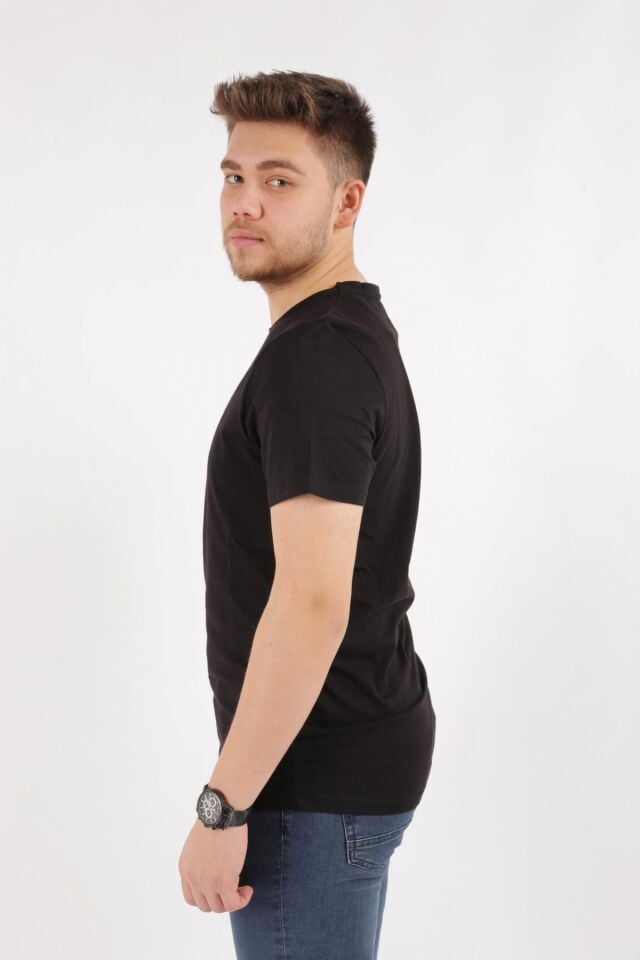 CAZADOR ERKEK 4209 BIS.YK. T-SHIRT 23YCEEO04209 SİYAH - L