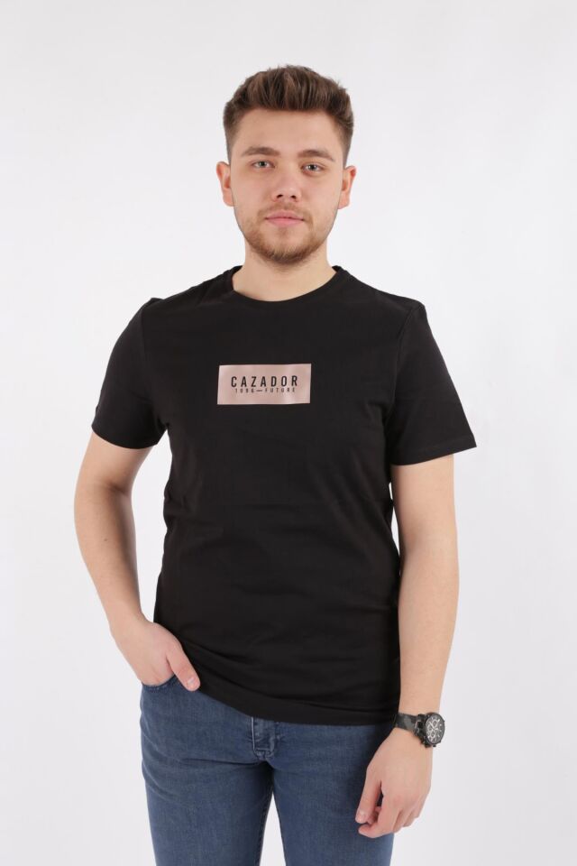 CAZADOR ERKEK 4209 BIS.YK. T-SHIRT 23YCEEO04209 SİYAH - S