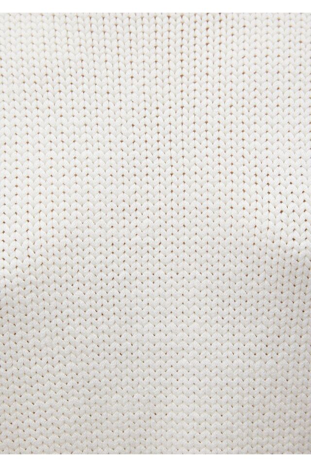 MAVİ KADIN BISIKLET YAKA KAZAK Kırık Beyaz 1710515-70057