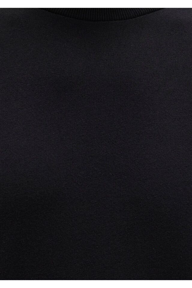 MAVİ ERKEK BİSİKLET YAKA SWEATSHIRT  Siyah 0S10457-900