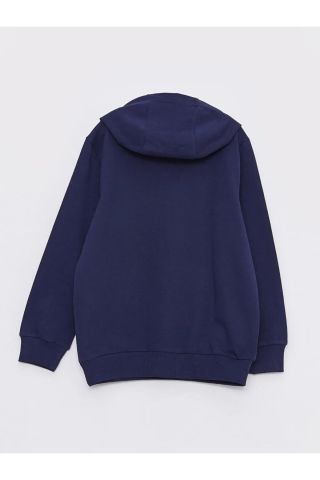 BENETTON ERKEK ÇOCUK E SMU UK_BENETTON YAZILI KAPŞONLU SWEATSHİRT 222A3BC1C202J