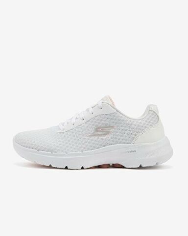 SKECHERS KADIN BEYAZ/PEMBE GO WALK 6 - İCONİC VİSİON SPOR AYAKKABI 124514 WPK
