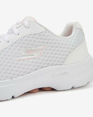 SKECHERS KADIN BEYAZ/PEMBE GO WALK 6 - İCONİC VİSİON SPOR AYAKKABI 124514 WPK