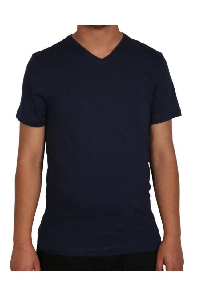 CAZADOR ERKEK 4601 ORTA V FLAMLI T-SHIRT 23YCEEO04601