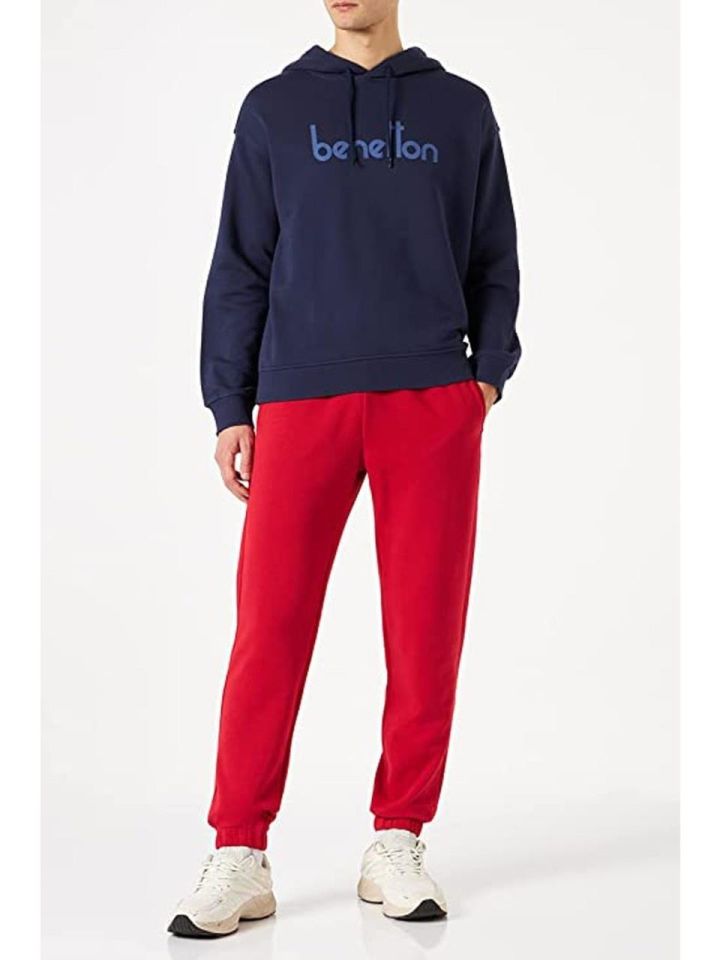 BENETTON ERKEK ERK SMU_KAPŞONLU FERMUARLI SWEATSHİRT 122A3J68U200Y