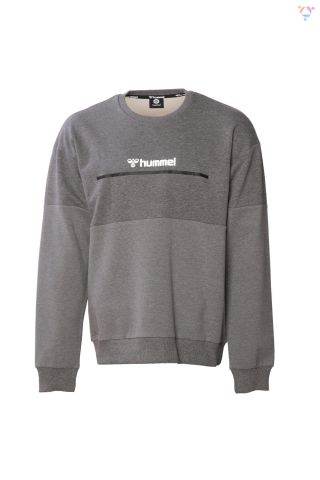 HUMMEL ERKEK SWEATSHIRT DEXY SWEATSHIRT 921492 ANTHRACITE MELANGE - M