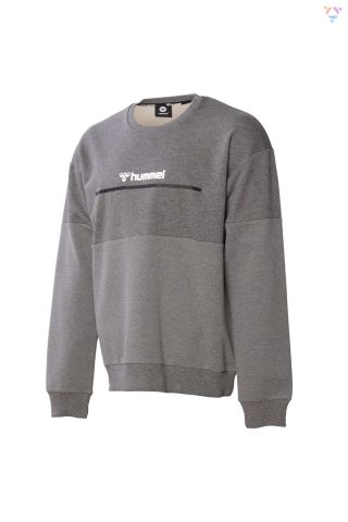 HUMMEL ERKEK SWEATSHIRT DEXY SWEATSHIRT 921492 ANTHRACITE MELANGE - M