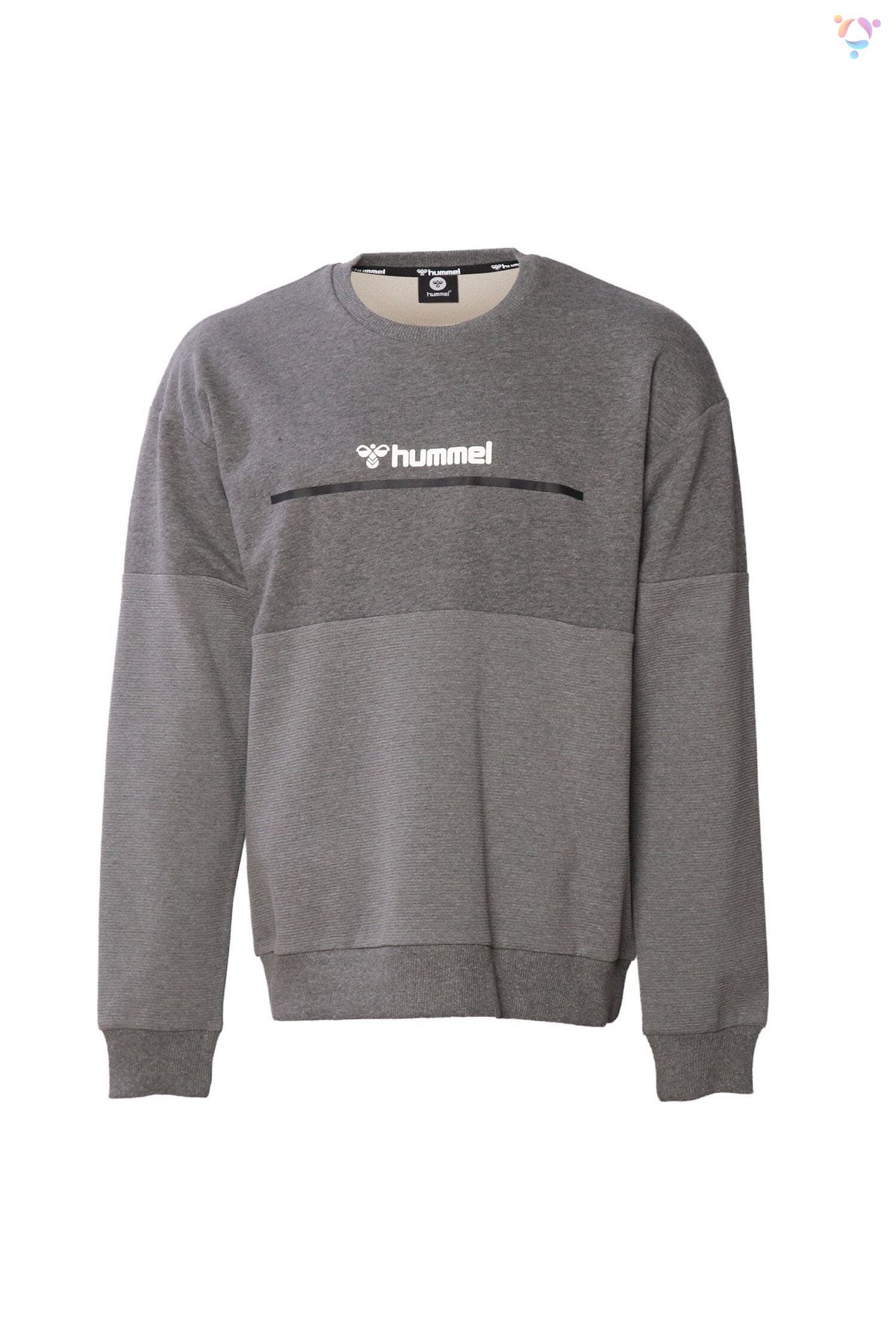 HUMMEL ERKEK SWEATSHIRT DEXY SWEATSHIRT 921492 ANTHRACITE MELANGE - XL