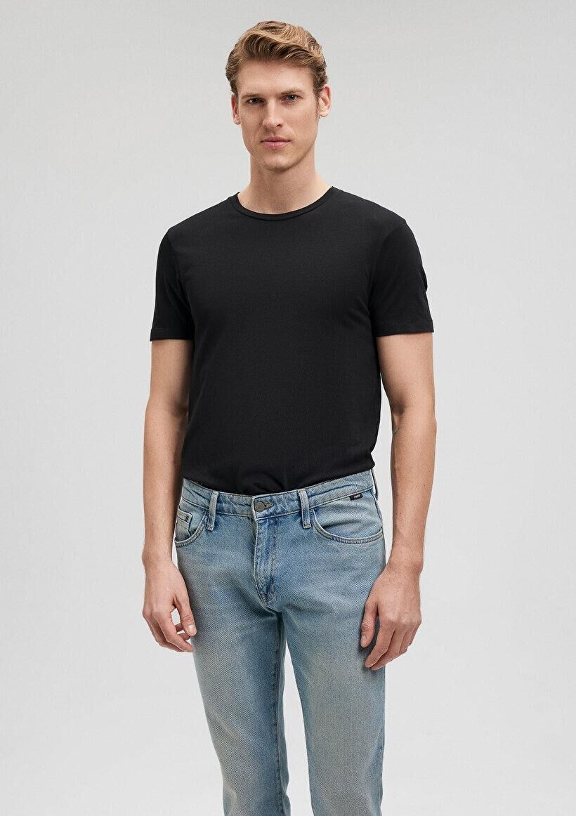 MAVİ ERKEK STRETCH TİŞÖRT Siyah 061747-900