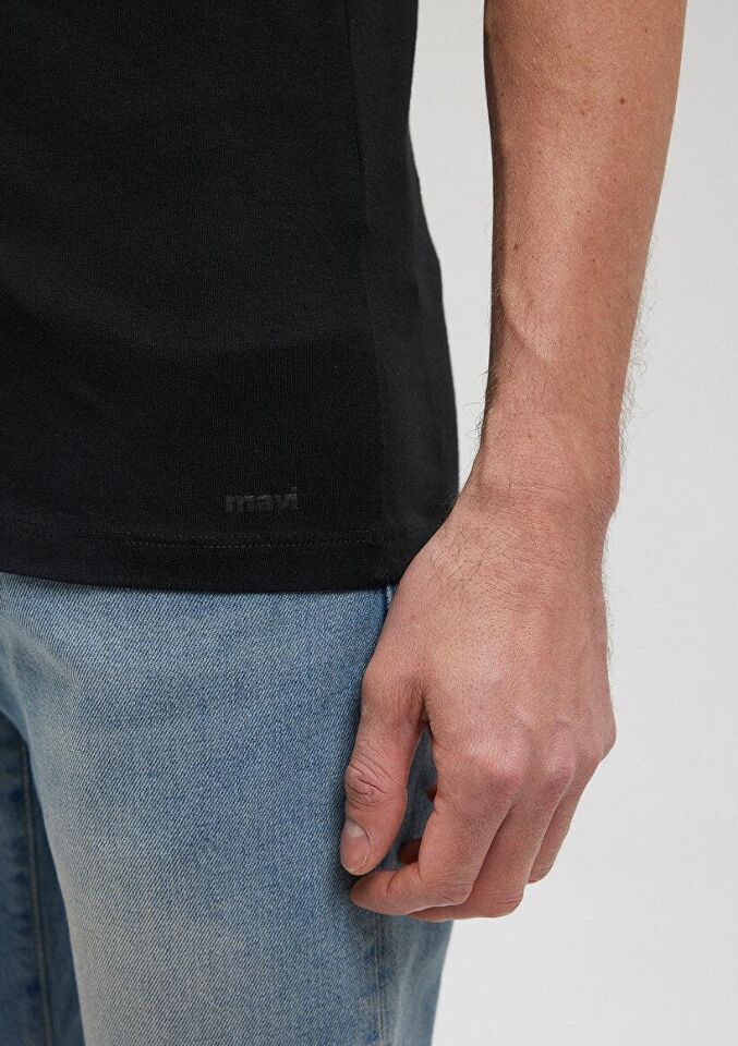 MAVİ ERKEK STRETCH TİŞÖRT Siyah 061747-900