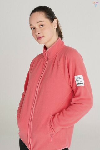 HUMMEL KADIN POLAR FERMUARLI CEKET HARAJEH FLEECE ZIP JACKET 921502 PEMBE - S