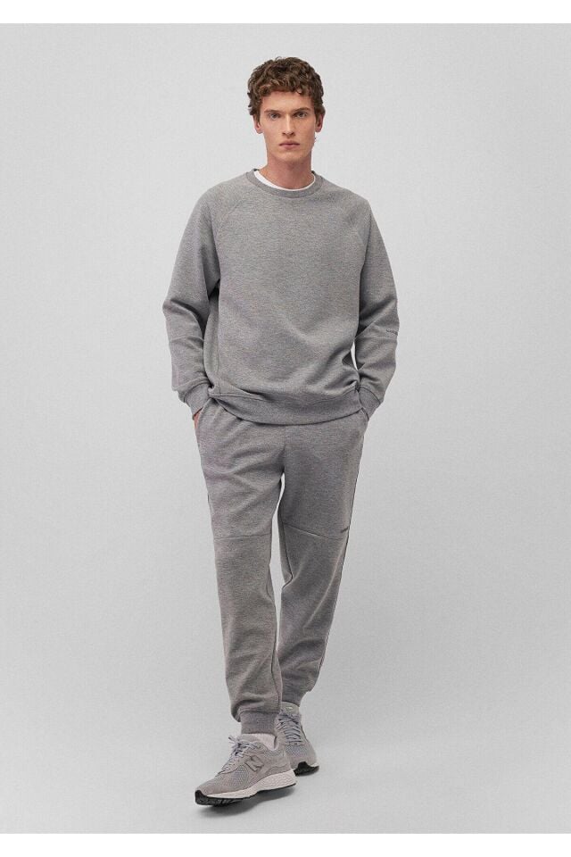 MAVİ ERKEK EŞOFMAN ALTI Gri Melanj 0010387-80018