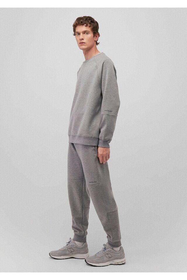 MAVİ ERKEK EŞOFMAN ALTI Gri Melanj 0010387-80018