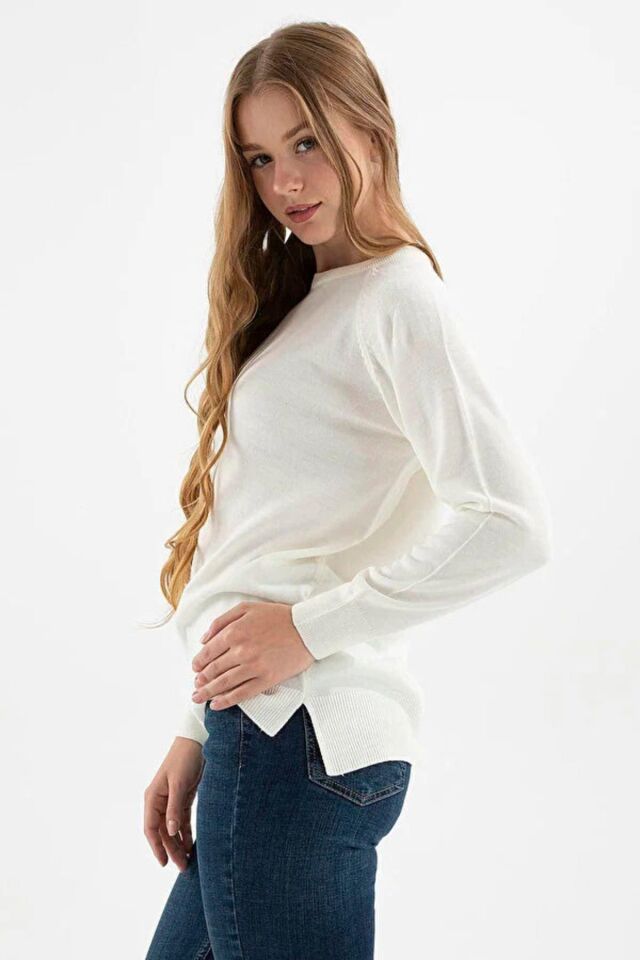 FASHION FRIENDS KADIN BİSİKLET YAKA TUNİK 23K0242K1