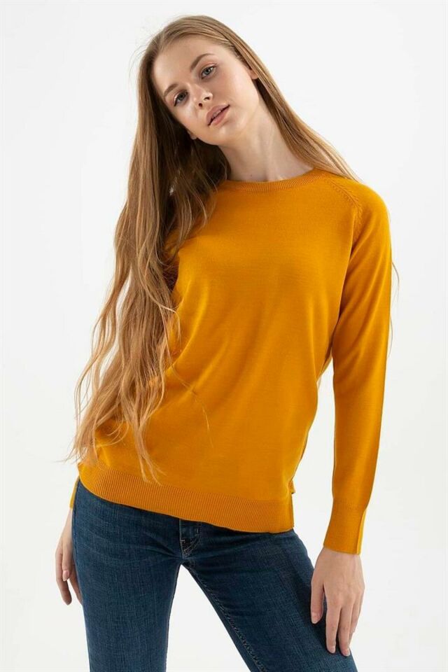 FASHION FRIENDS KADIN BİSİKLET YAKA TUNİK 23K0242K1