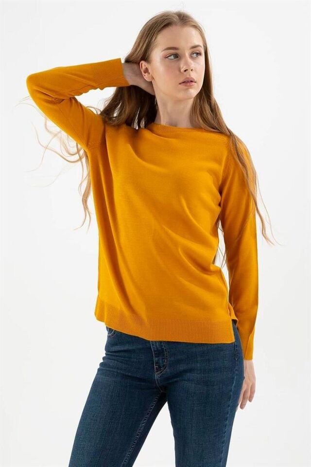 FASHION FRIENDS KADIN BİSİKLET YAKA TUNİK 23K0242K1