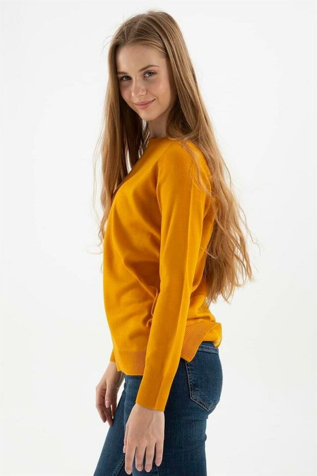 FASHION FRIENDS KADIN BİSİKLET YAKA TUNİK 23K0242K1