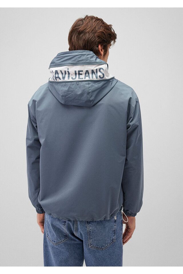 MAVİ ERKEK KAPÜŞONLU CEKET Fırtına Gri 0110232-80889 GRİ - M