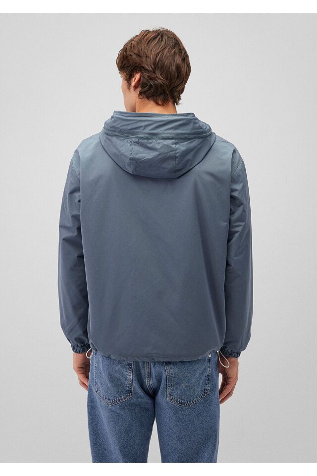 MAVİ ERKEK KAPÜŞONLU CEKET Fırtına Gri 0110232-80889 GRİ - M