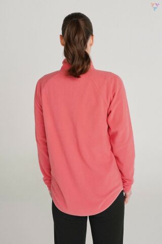 HUMMEL KADIN POLAR FERMUARLI CEKET HARAJEH FLEECE ZIP JACKET 921502 PEMBE - XS