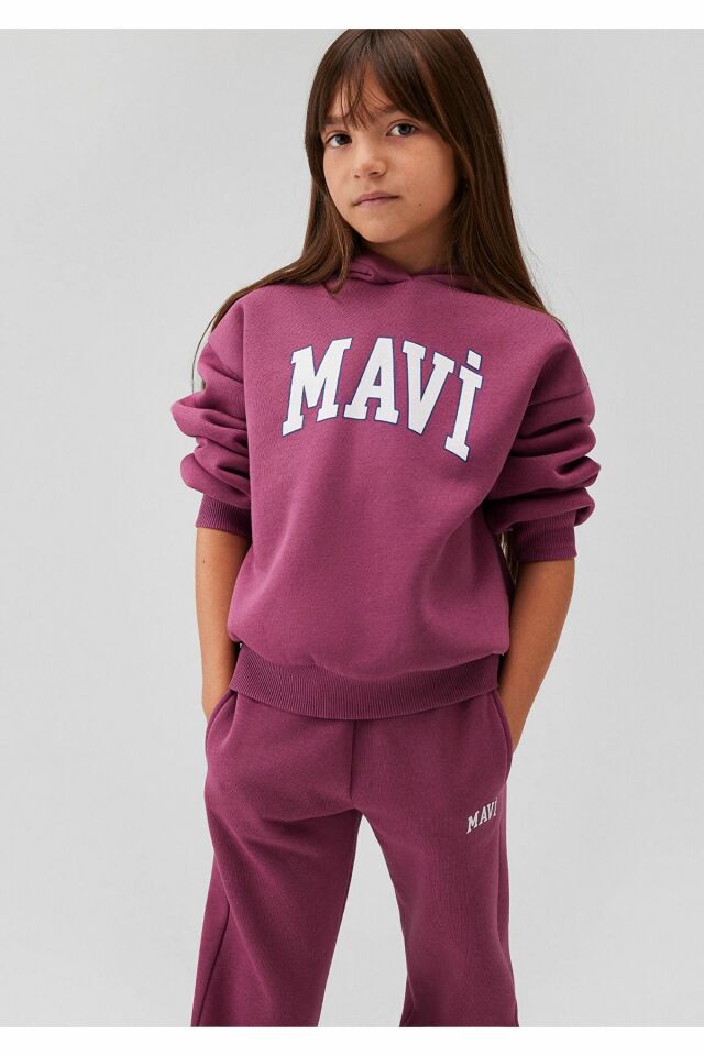 MAVİ ÇOCUK MAVİ LOGO SWEATSHIRT Damson 7610035-70651