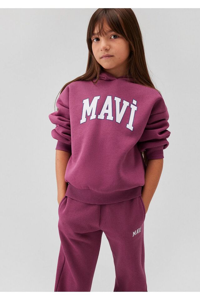 MAVİ ÇOCUK MAVİ LOGO SWEATSHIRT Damson 7610035-70651