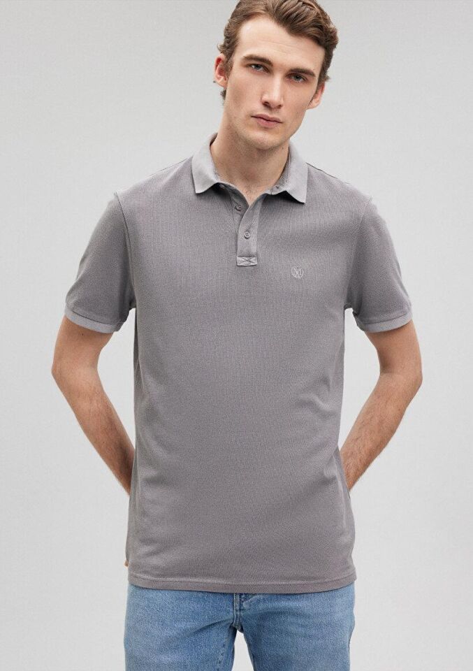 MAVİ ERKEK POLO TİŞÖRT Koyu Gümüş Gri 0611921-83747