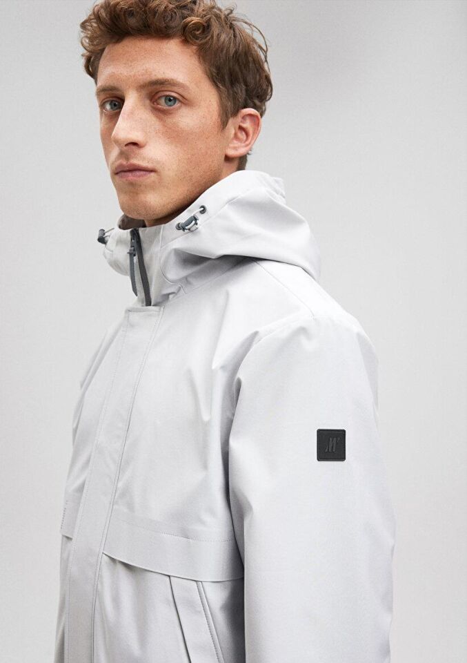 MAVİ ERKEK KAPÜŞONLU CEKET Açık Gri 0110145-70075