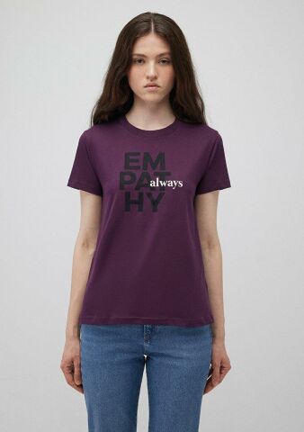 MAVİ KADIN SLOGAN BASKILI TİŞÖRT Plum Perfect 1612632-70635