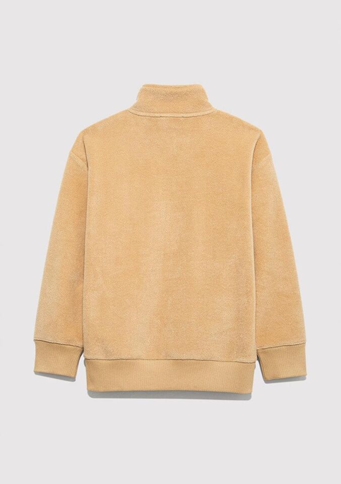 MAVİ ÇOCUK M ARMALI YARI FERMUARLI POLAR SWEATSHIRT 6S10153-83859