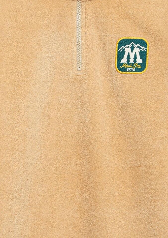 MAVİ ÇOCUK M ARMALI YARI FERMUARLI POLAR SWEATSHIRT 6S10153-83859