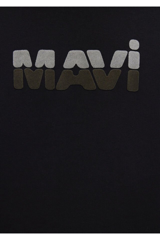 MAVİ ERKEK MAVİ KAPÜŞONLU SWEATSHIRT Siyah 0S10395-900