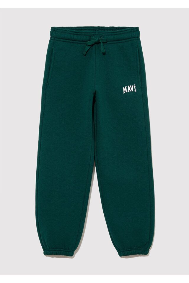 MAVİ ÇOCUK MAVİ LOGO BASKILI EŞOFMAN ALTI Koyu Çime 6010000-81962 YEŞİL - 4-5