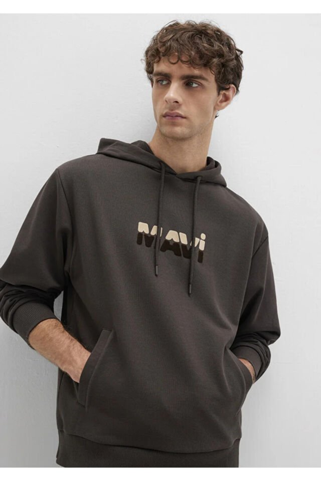MAVİ ERKEK MAVİ KAPÜŞONLU SWEATSHIRT After Dark 0S10395-70219
