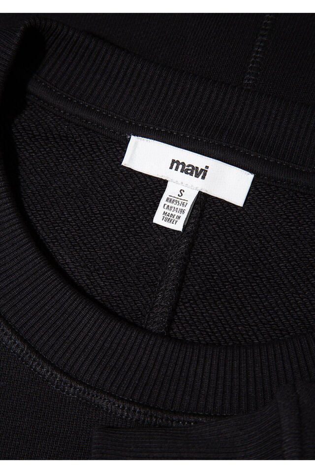 MAVİ KADIN BİSİKLET YAKA SWEATSHIRT Siyah 1S10390-900