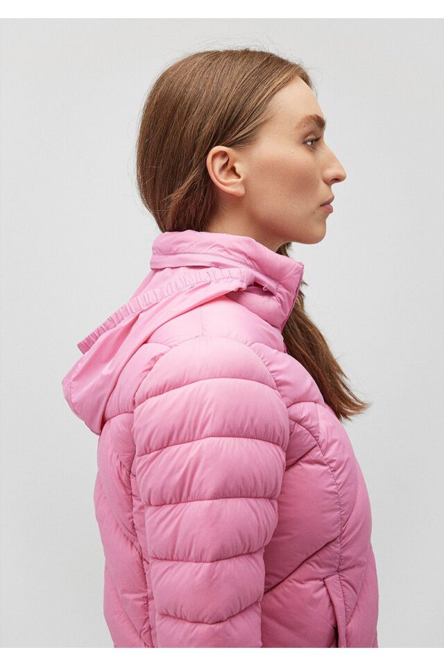 MAVİ KADIN DİK YAKA CEKET Ayışığı Leylak 110698-85523