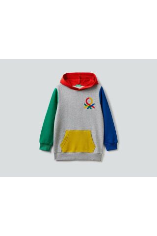 BENETTON ERKEK ÇOCUK EJ B UK KPŞ FLP_BENETTON BASKILI SWEATSHİRT 222A3J68C200V
