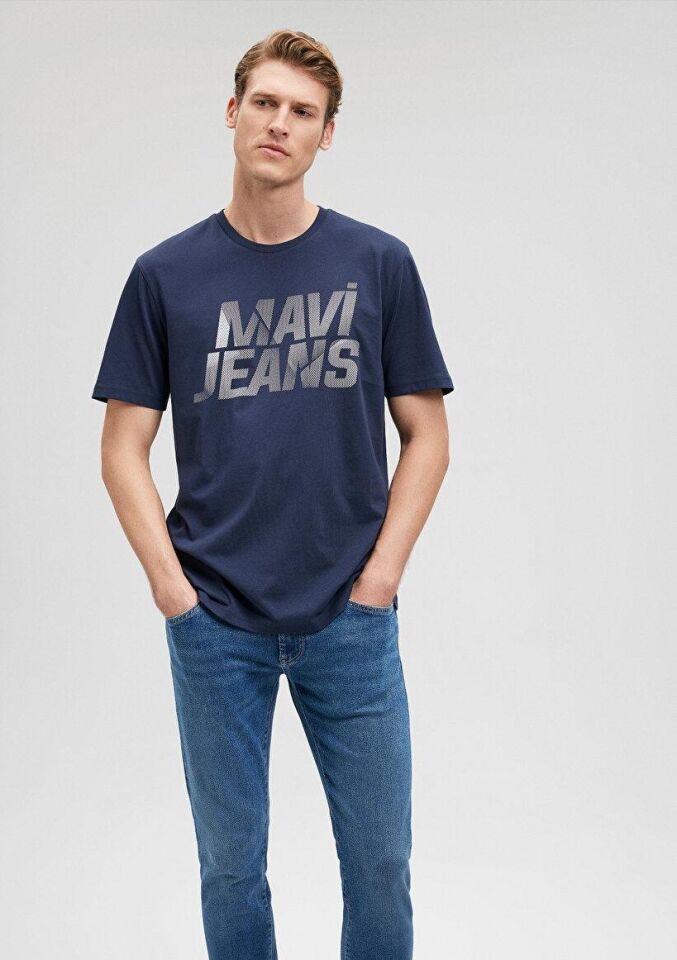 MAVİ ERKEK MAVI LOGO TİŞÖRT Gece Lacivert 0610260-70490